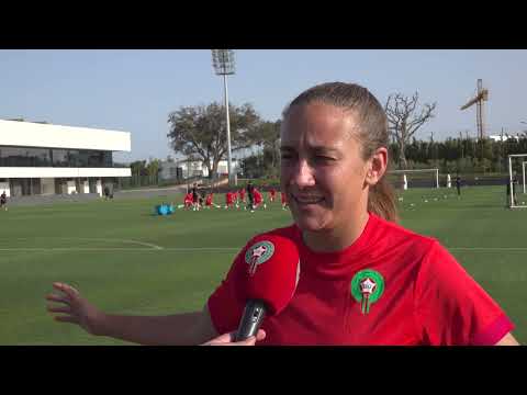 The Women's National Team's final training session before the match against Kenya