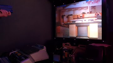 Lethal enforcers on Mame + Sega Gun Original Hardware (miss some update for 2 players)