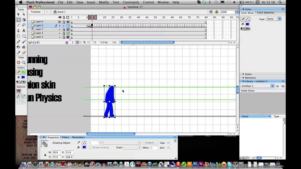Flash Tutorial: Stick Construction and Running