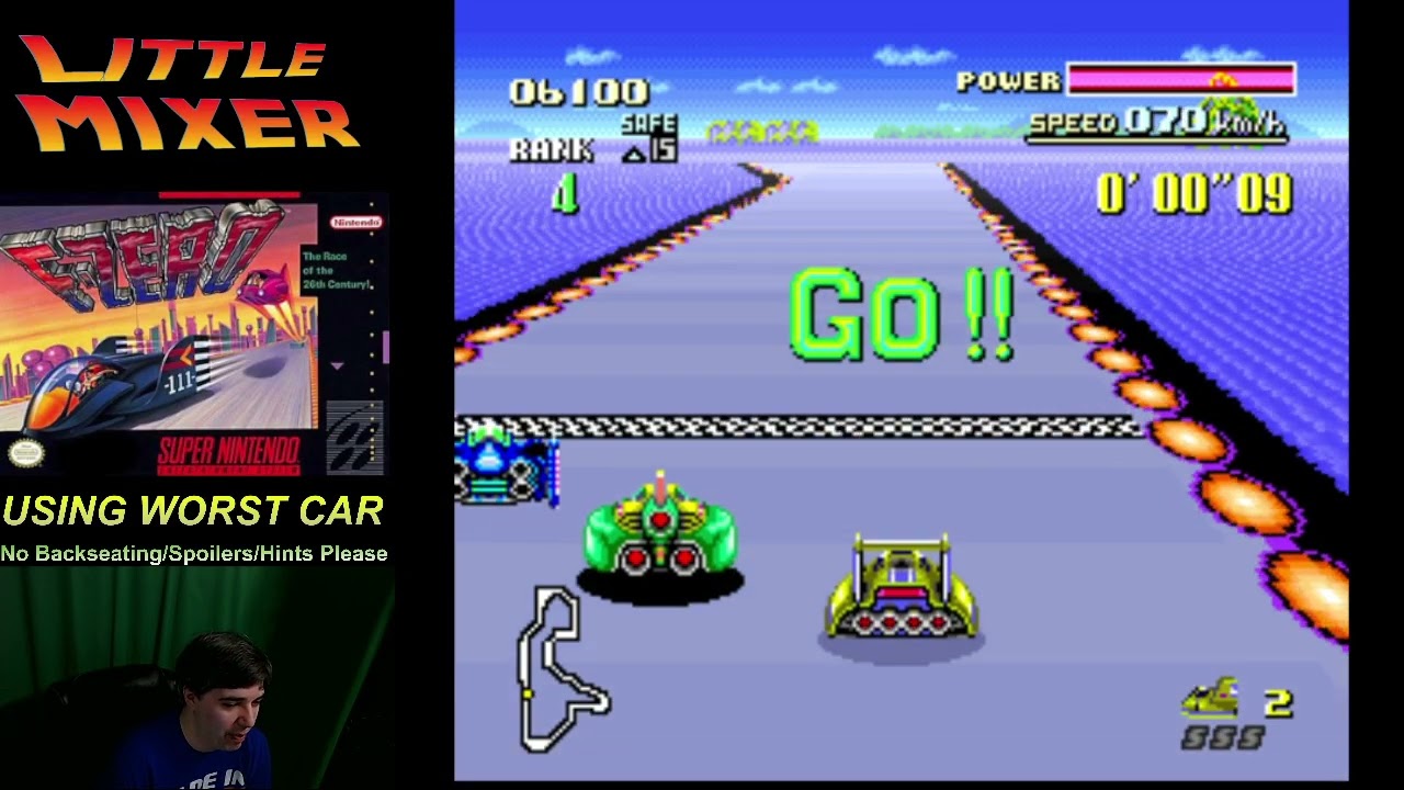 F-ZERO - Worst car Golden Fox - 1 Credit Clear all circuits - SNES