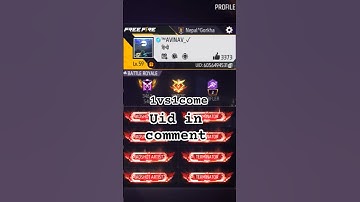 come write uid in comment 1v1