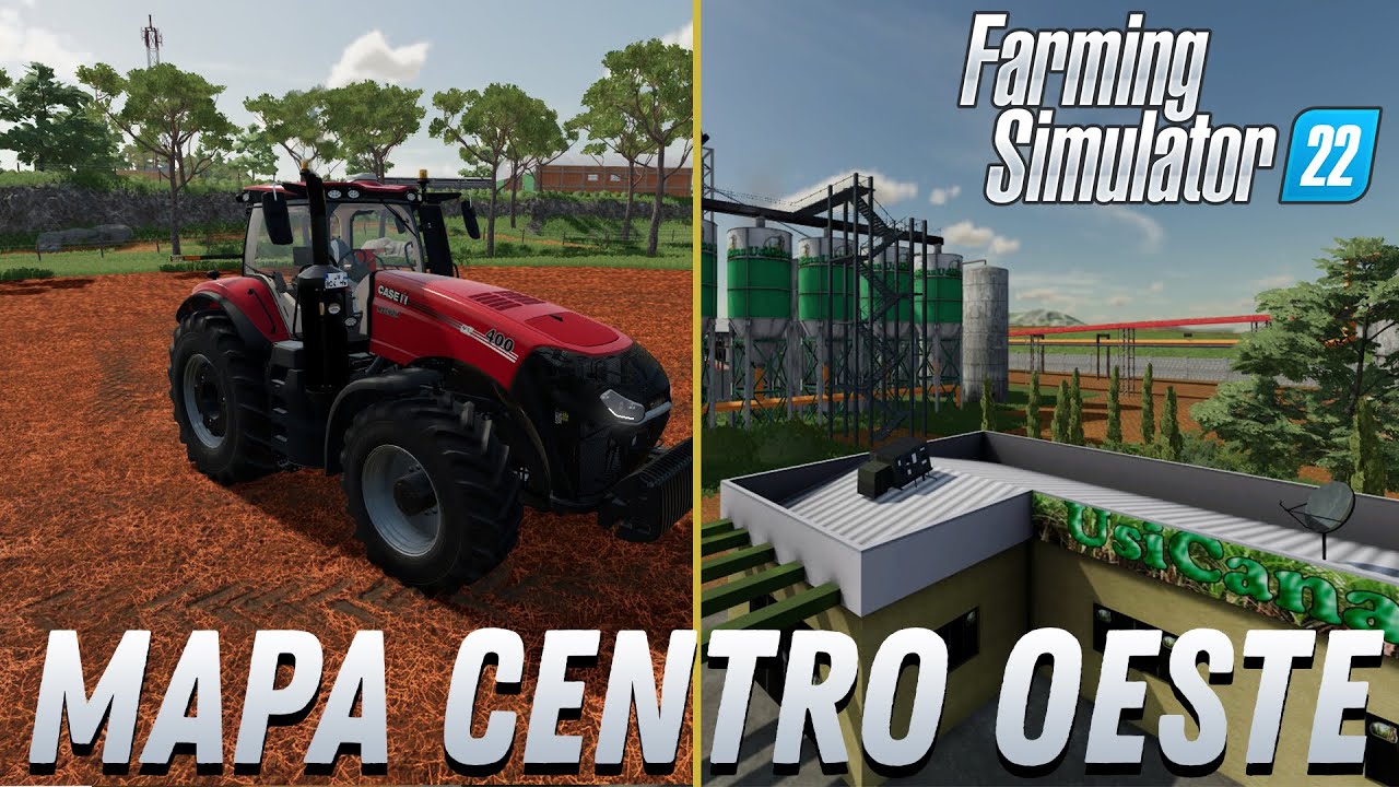 INCRÍVEL! Novo FARMING SIMULATOR Brasileiro para Android e PC com TRATORES  e MAPA do Brasil 