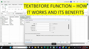 TEXTBEFORE Function in Excel