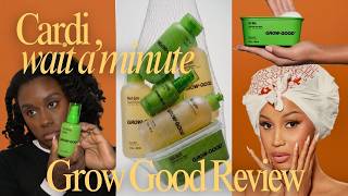 Testing Cardi B’s Grow Good Hair Products on Natural Hair | Hits, Misses & Surprises