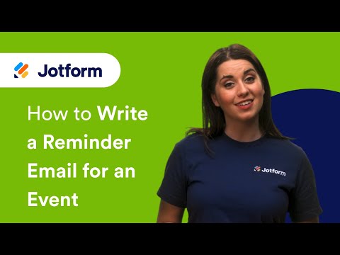 How To Write A Reminder Email For An Event