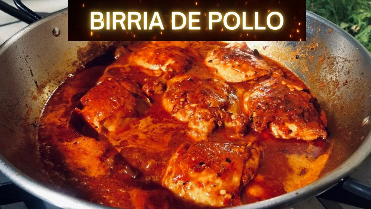 Birria de pollo, Receta Fácil y Deliciosa - YouTube