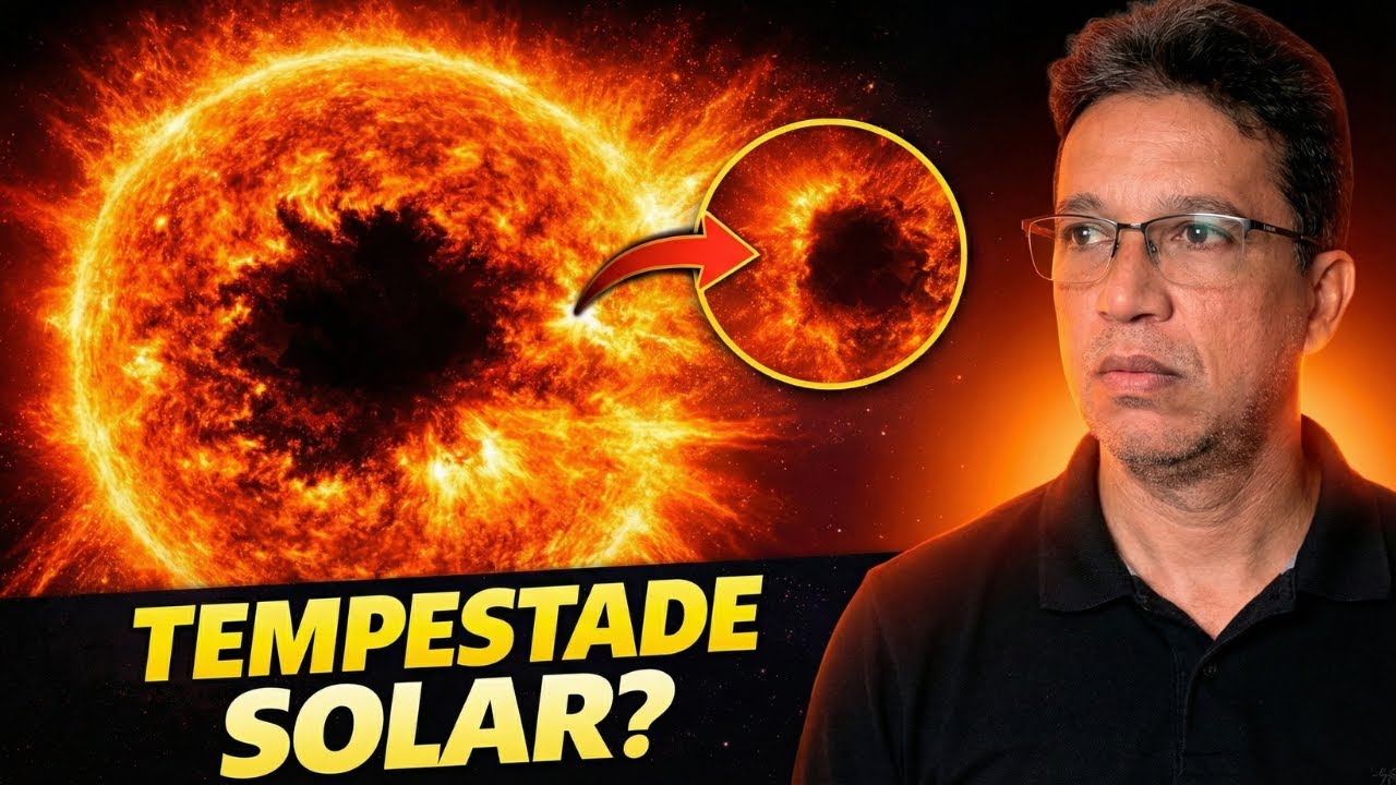 TEMPESTADE SOLAR: Esse “Buraco” no Sol Não é Normal (E Cientistas Estão Preocupados)