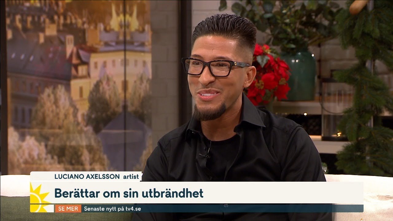 Luciano tog ett break från dansbandet – berättar om utbrändheten | Nyhetsmorgon | TV4 & TV4 Play