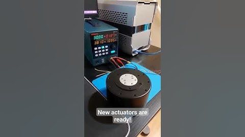 Testing the RMD X10 robot servo - an absolute powerhouse! #humanoidrobot #robotics #anthro #fnaf