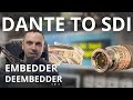 DANTE - SDI ЭМБЕДДЕР/ДЕ-ЭМБЕДДЕР. Как эмбедировать звук Dante в SDI.