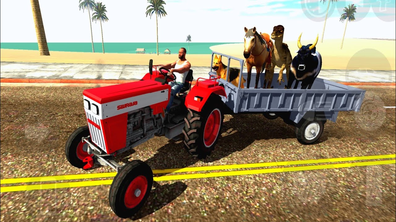 🐂পশুগুলোকে সাগরে গোসল করাতে নিয়ে যাওয়ার পর যা হলো | Indian Bike Driving 3D 