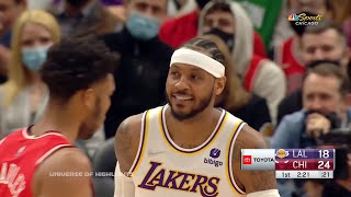 Los Angeles Lakers vs Chicago Bulls Highlights 1st Qtr | 2021-22 NBA Season