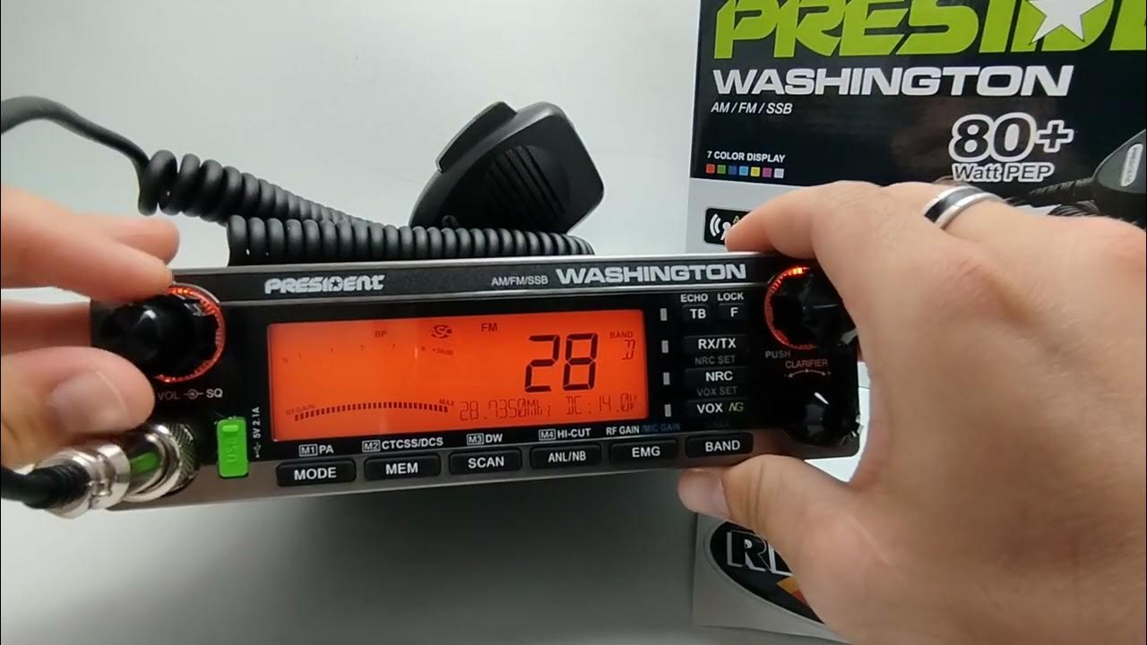 President washington radio youtube
