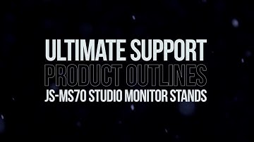 Ultimate Support Product Outlines - JS-MS70 Studio Monitor Stands