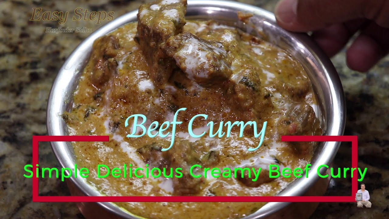 Simple Delicious Creamy Beef Curry