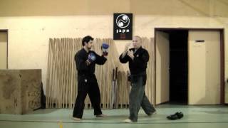 How to do a double Ura shuto Punching Mitts drill, beginners' level - Ninjutsu for AKBAN wiki