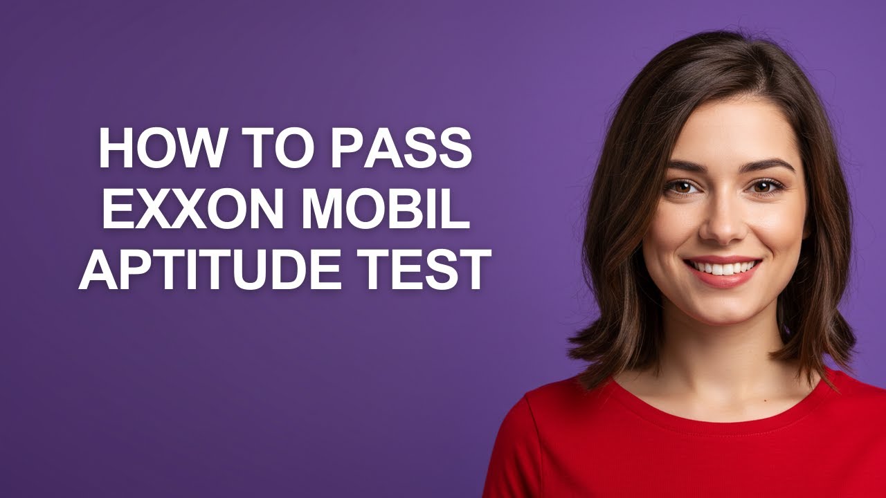 How to Pass Exxon Mobil Aptitude Test - AshleyHowTo
