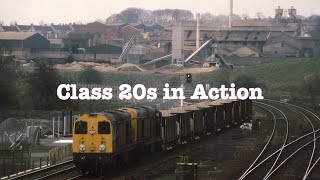 Trains in the 1980s  Class 20s in Action
