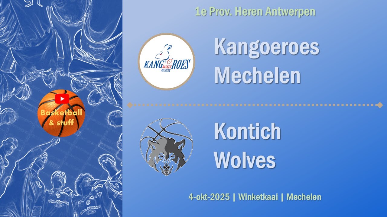 2025-10-04 Kangoeroes Mechelen - Kontich Wolves - HSE B