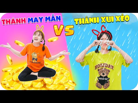 Thánh May Mắn VS Thánh Xui Xẻo ♥ Min Min TV Minh Khoa