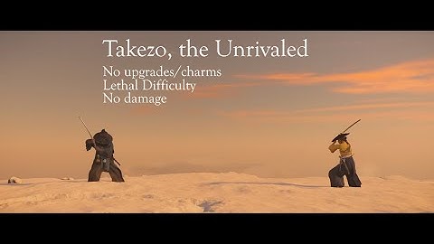 Ghost of Yotei - Takezo, the Unrivaled, no damage, no upgrades, no charms, lethal difficulty