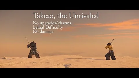 Ghost of Yotei - Takezo, the Unrivaled, no damage, no upgrades, no charms, lethal difficulty