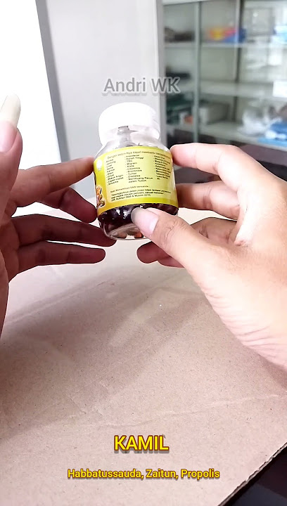 Manfaat Kamil kapsul 3 in 1 minyak Habbatussauda Zaitun dan Propolis #shorts