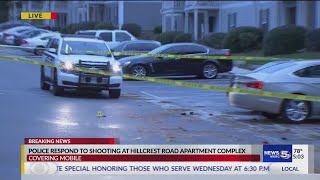 UPDATE: Man shot at apartments off Hillcrest Road