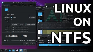 Installing Linux... to NTFS?!