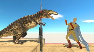 Avoid Giant Spikes and Attack Saitama - Animal Revolt Battle Simulator