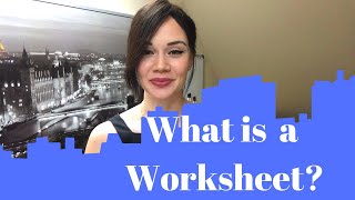 What is a Worksheet? Pre-construction with Ksenia Pakhomova