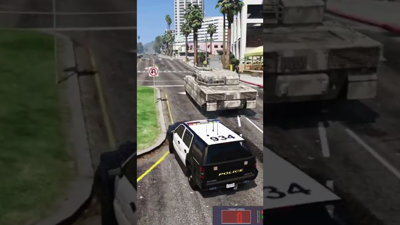 LSPDFR Stolen Tank Pursuit 