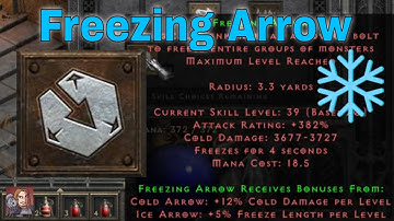 D2R Skills & Abilities - Freezing Arrow (Amazon Bow & Crossbow Tree)