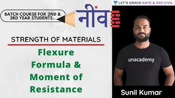 Flexure Formula & Moment of Resistance | Strength Of Materials | Civil Engineering | GATE/ESE 2022