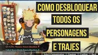 Naruto Ultimate Ninja Storm 4: como desbloquear todos personagens