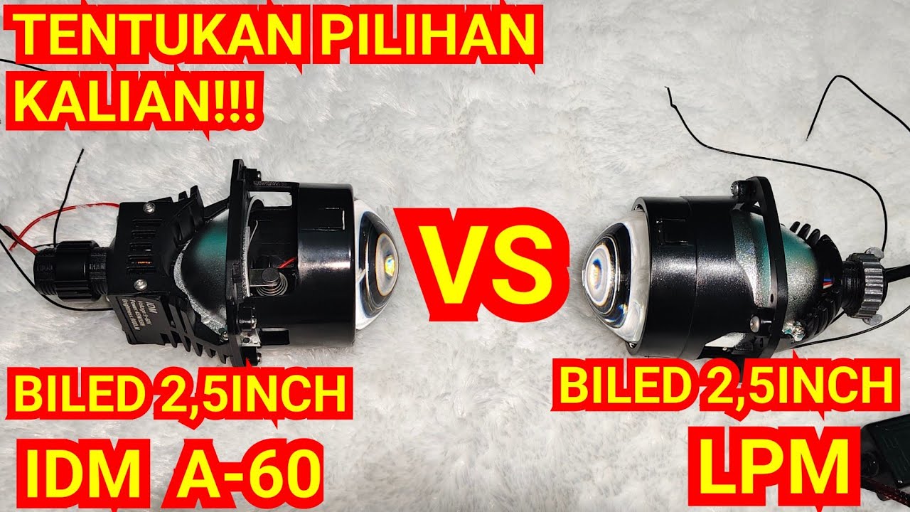 MANA YG PALING TERANG??BILED IDM A-60 VS LPM 2,5INCH