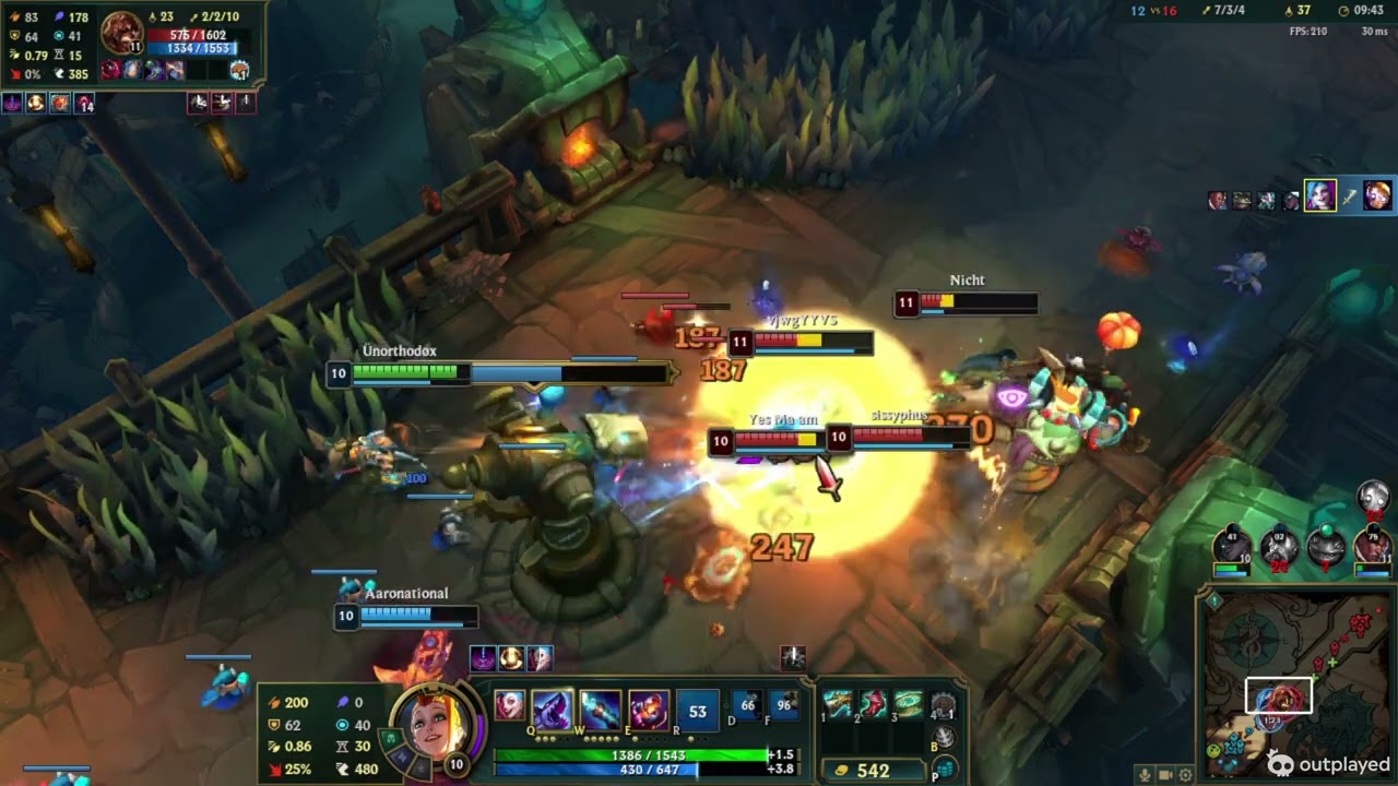 Lethality Jinx | ARAM RNG Bilgewater | Quadra Kill