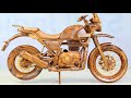 ROYAL ENFIELD HIMALAYAN  || How to Make Wooden Bike Model ||