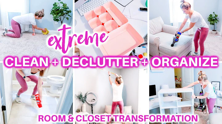 CLEAN DECLUTTER ORGANIZE WITH ME 2021 | SPEED CLEANING MOTIVATION | CLOSET DECLUTTER TRANSFORMATION