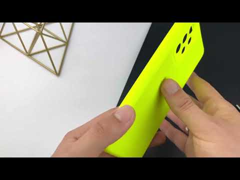 Силіконовий чохол на  Samsung A72 Hot green (40), видео 1