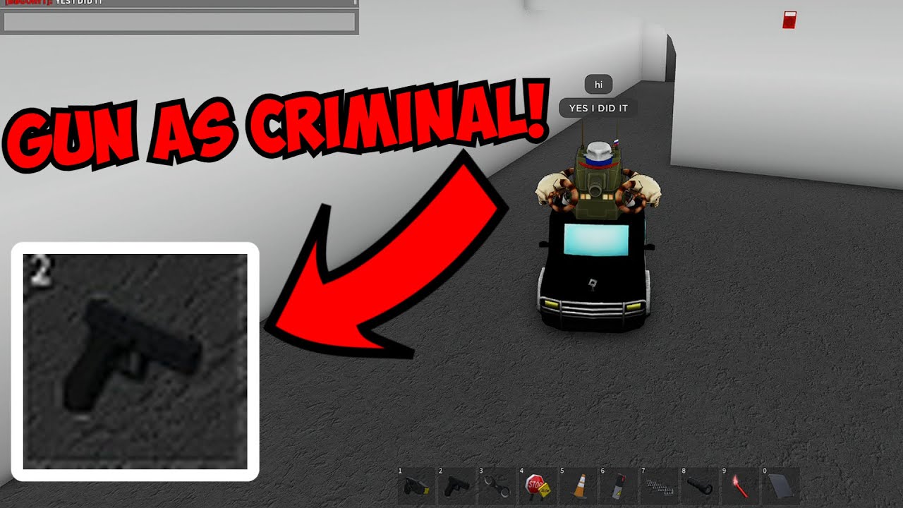 How To Get Gun As Criminal In Roblox Greenville **NEW WORKING 2022**