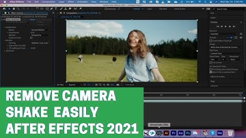 How To Remove Camera Shake - After Effects 2021 - Warp Stabilizer