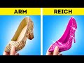 ARMES MÄDCHEN VS. REICHES MÄDCHEN KUNST-CHALLENGE || Geniale Mal-Tricks und Tipps von 123 Go!