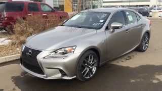 2014 Lexus IS 250 AWD Atomic Silver on Red - Executive F Sport Package Review