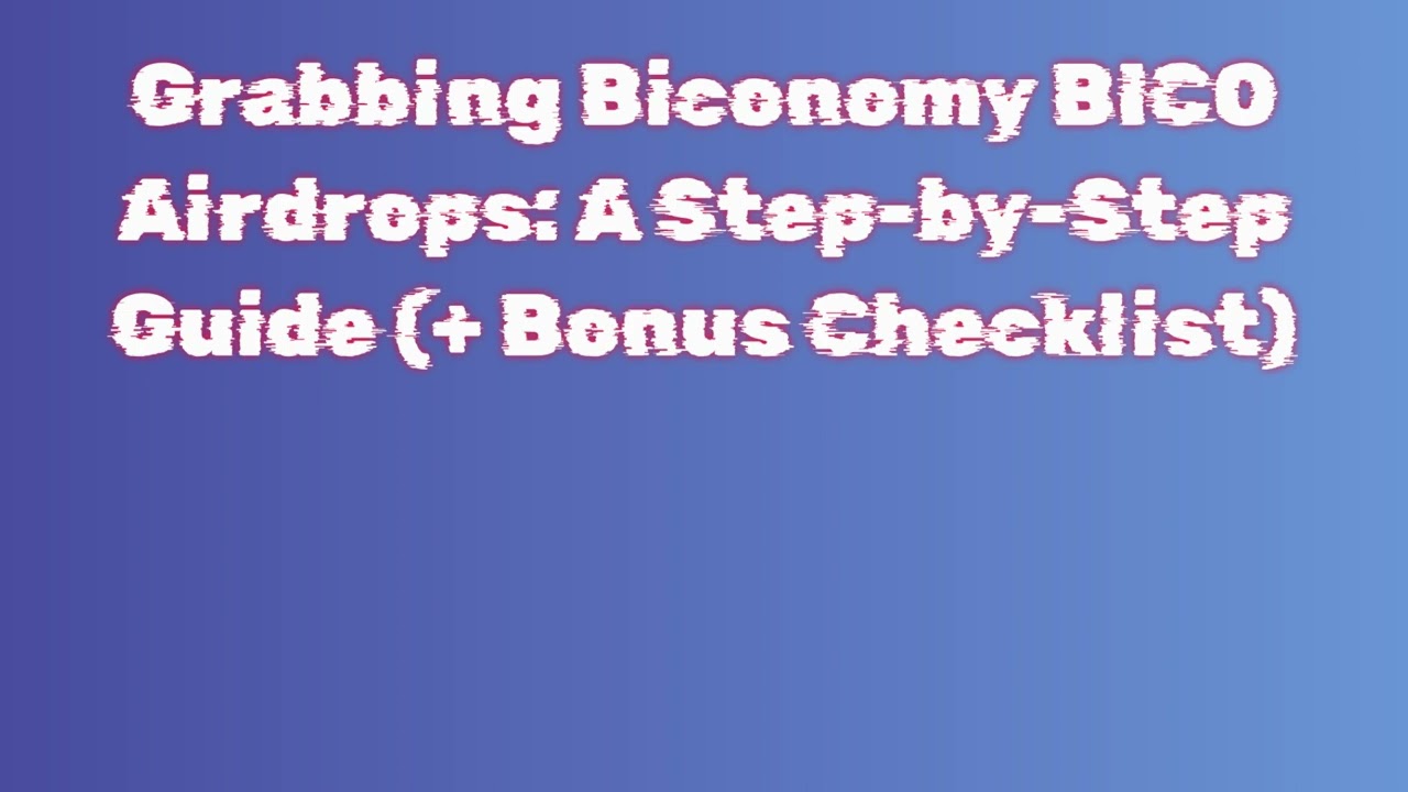 Biggest Airdrop 2024 Season Biconomy BICO