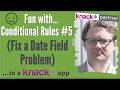 Fix a Date Field in a Knack Database