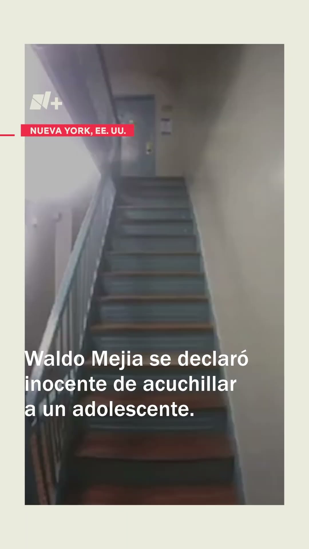 Hombre acusado de matar a menor apuñala el timbre de su vecino - N+ #Shorts