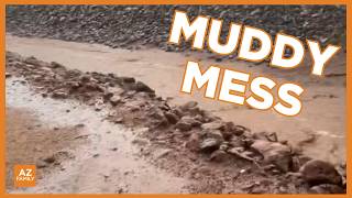 Monsoon storm leaves Apache Junction a muddy mess
