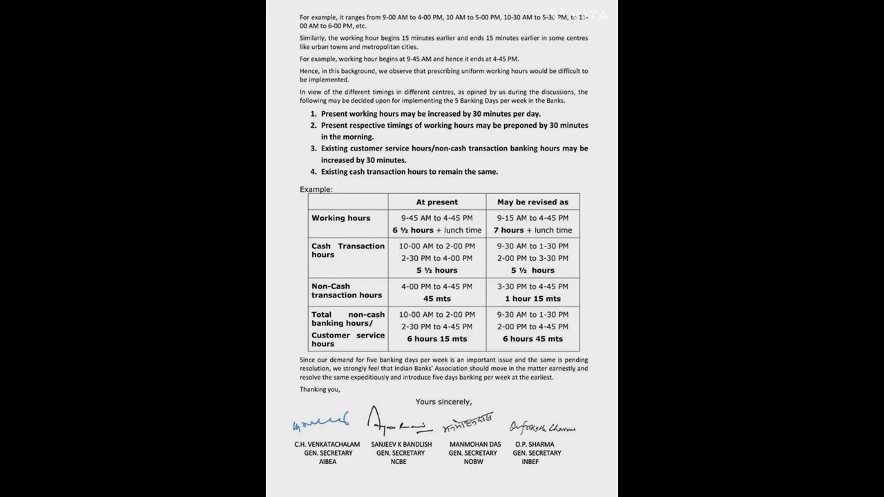 Five Day Banking Latest News workmen Union Vs Officers Union five-day-banking-latest-news-workmen-union-vs-officers-union