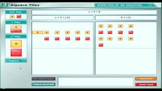 Virtual Algebra Tiles - Part 4 - Solving the Equation